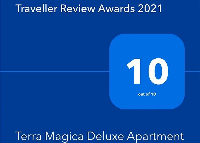 Terra Magica Deluxe Or With Free Parking, Terrace And Sea View Apartman